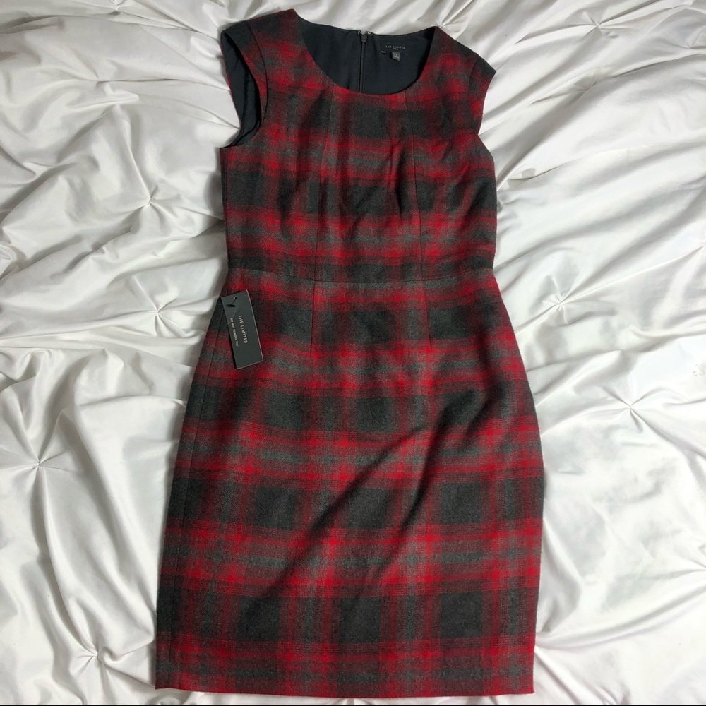 NWT The limited plaid dress